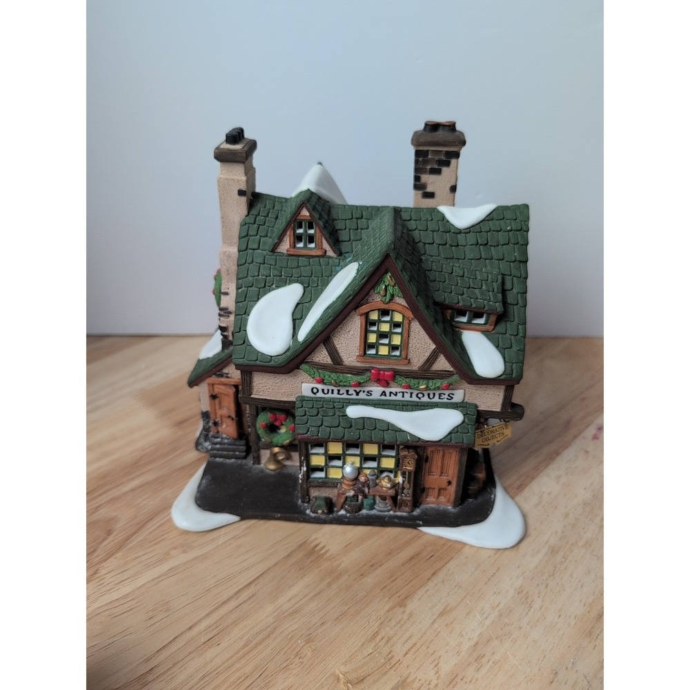 Department 56 Quilly's Antiques Dickens' Village Series Lighted House #58348